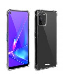Moozy Shock Proof Silicone Case for Oppo A72, Oppo A52 and Oppo A92 - Transparent Crystal Clear Phone Case Soft TPU Cover