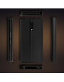 Moozy Case Flip Cover for Nokia 2.3, Black - Smart Magnetic Flip Case with Card Holder and Stand