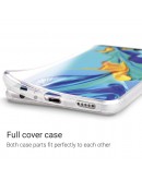 Moozy 360 Degree Case for Huawei P30 - Transparent Full body Slim Cover - Hard PC Back and Soft TPU Silicone Front