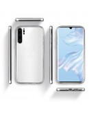 Moozy 360 Degree Case for Huawei P30 Pro - Transparent Full body Slim Cover - Hard PC Back and Soft TPU Silicone Front