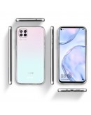 Moozy 360 Degree Case for Huawei P40 Lite - Transparent Full body Slim Cover - Hard PC Back and Soft TPU Silicone Front