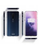 Moozy Frosted Edition Clear Silicone Case for OnePlus 7 Pro - Non-slip Touch Lightweight Transparent Soft TPU Cover