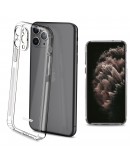Moozy Frosted Edition Clear Silicone Case for iPhone 11 Pro Max - Non-slip Touch Lightweight Transparent Soft TPU Cover